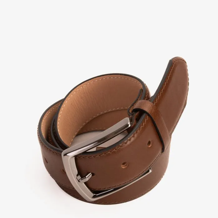 Vinci Leather Leather Belts The Bogota Brown Calfskin Belt 8211 Men