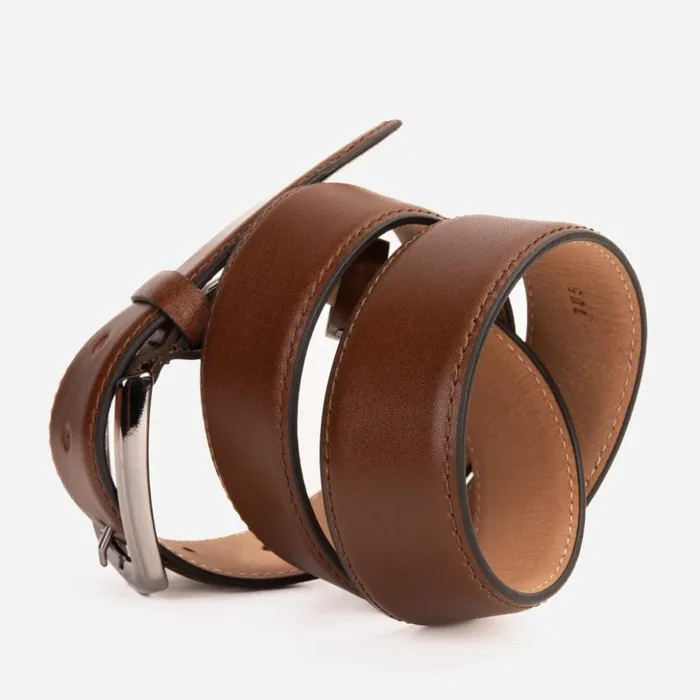Vinci Leather Leather Belts The Bogota Brown Calfskin Belt 8211 Men