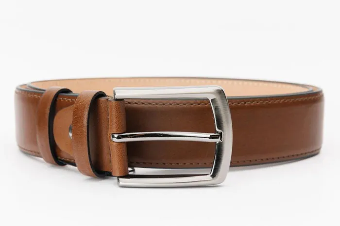 Vinci Leather Leather Belts The Bogota Brown Calfskin Belt 8211 Men