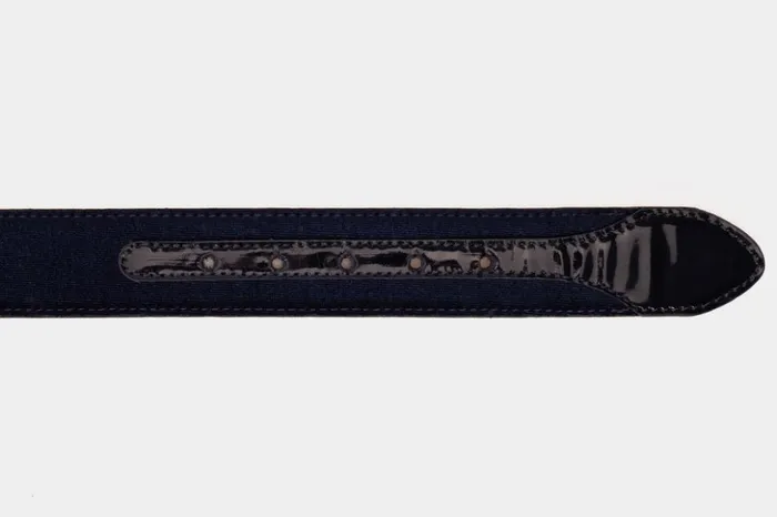 Vinci Leather Leather Belts The Casaletti Navy Blue Leather Belt 8211 Men
