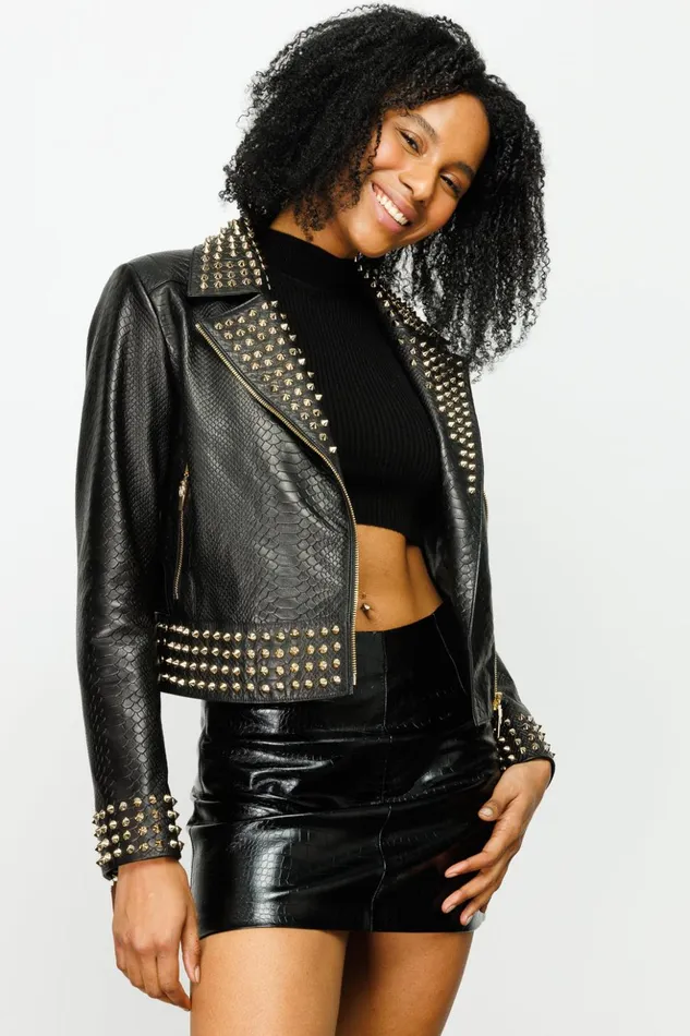 Vinci Leather Leather Jackets The Bora Black Leather Jacket 8211 Women