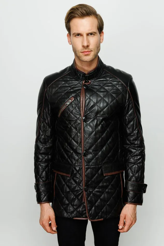 Vinci Leather Leather Jackets The Martinez Black Leather Jacket 8211 Men