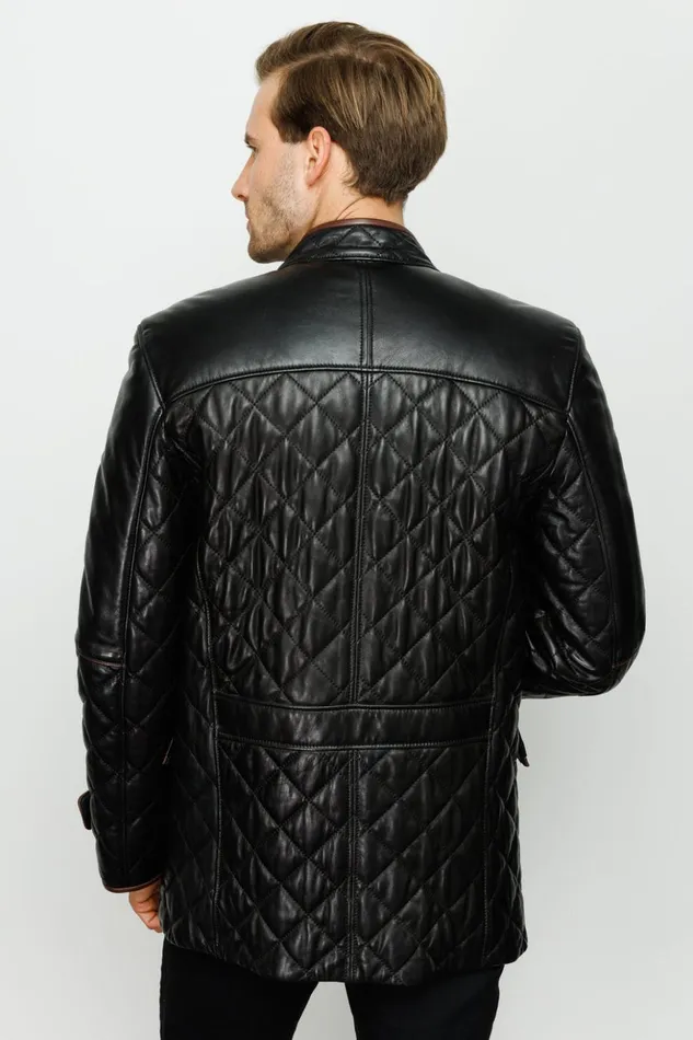 Vinci Leather Leather Jackets The Martinez Black Leather Jacket 8211 Men