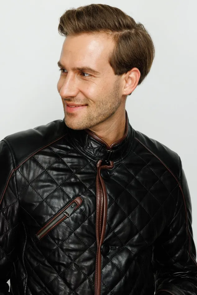 Vinci Leather Leather Jackets The Martinez Black Leather Jacket 8211 Men