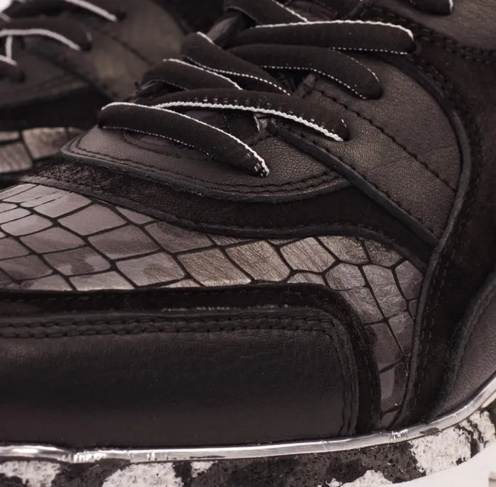 Vinci Leather Sneakers The Cakarta Black Leather Sneaker 8211 Men