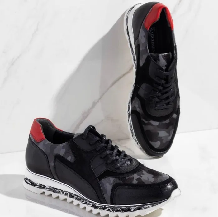 Vinci Leather Sneakers The Cakarta Black Leather Sneaker 8211 Men