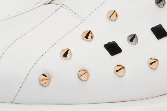 Vinci Leather Sneakers The Infanta White Spike Leather Sneaker Limited Edition 8211 Women