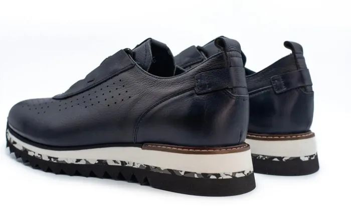 Vinci Leather Sneakers The Pennsylvania Navy Blue Leather Sneaker 8211 Men