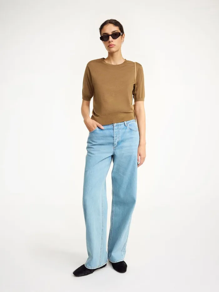 Vinola Organic Cotton Jeans Denim Blue Women By Malene Birger Denim