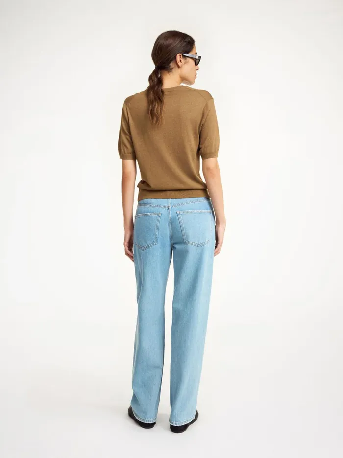 Vinola Organic Cotton Jeans Denim Blue Women By Malene Birger Denim