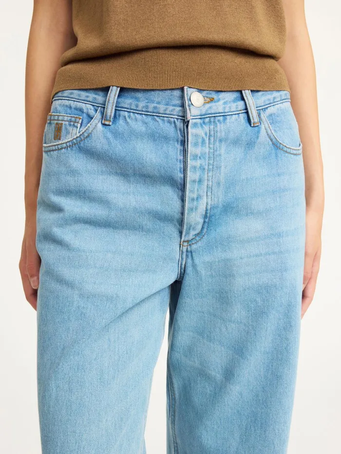 Vinola Organic Cotton Jeans Denim Blue Women By Malene Birger Denim