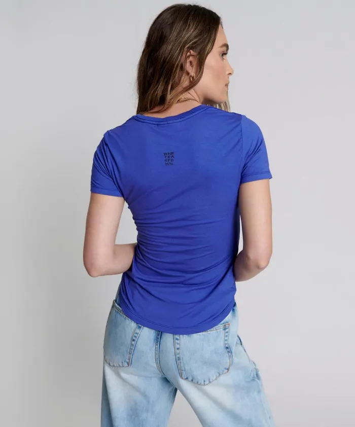 VIOLET LOGO FITTED TEE Women One Teaspoon Tees and Tanks VIOLET LOGO FITTED TEE Women One Teaspoon Tees and Tanks