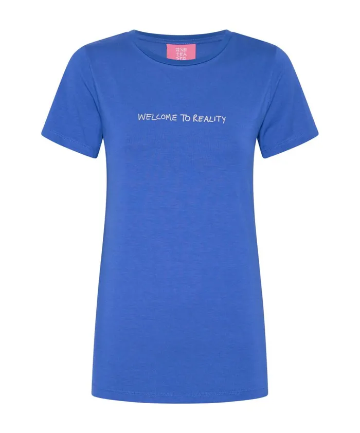 WELCOME TO REALITY FITTED TEE Women One Teaspoon Tees and Tanks WELCOME TO REALITY FITTED TEE Women One Teaspoon Tees and Tanks