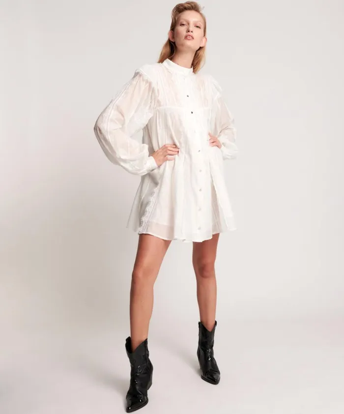 WHITE STALLION SPIRIT DRESS Women One Teaspoon Mini Dresses