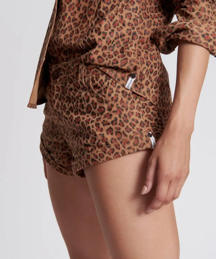 WILD THING SUEDE BANDIT LOW WAIST SHORTS Women One Teaspoon Bottoms WILD THING SUEDE BANDIT LOW WAIST SHORTS Women One Teaspoon Bottoms