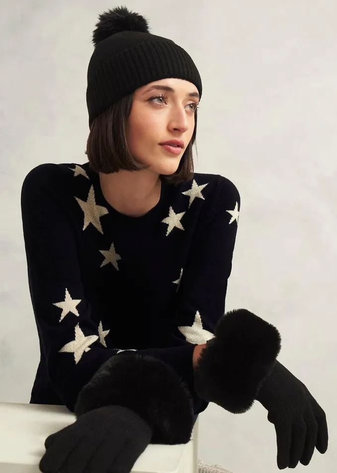 Women Alison Hat Black Hobbs Hats
