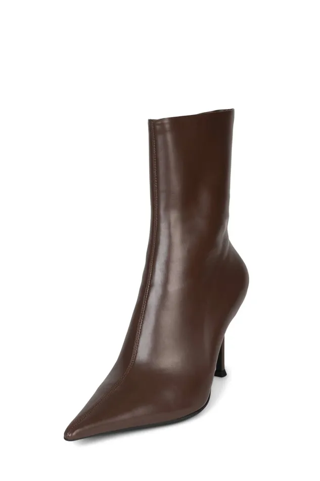 Women Ankle To Mid Jeffrey Campbell DARING Ivory Crinkle Patent