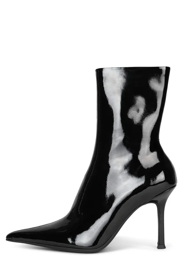 Women Ankle To Mid Jeffrey Campbell DARING Ivory Crinkle Patent