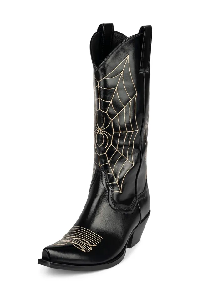 Women Ankle To Mid Jeffrey Campbell SPIDERWEB Black