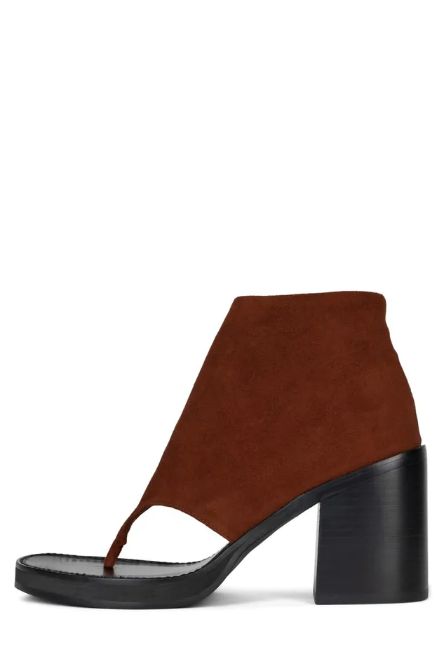 Women Ankle To Mid Jeffrey Campbell TRUST Rust Suede
