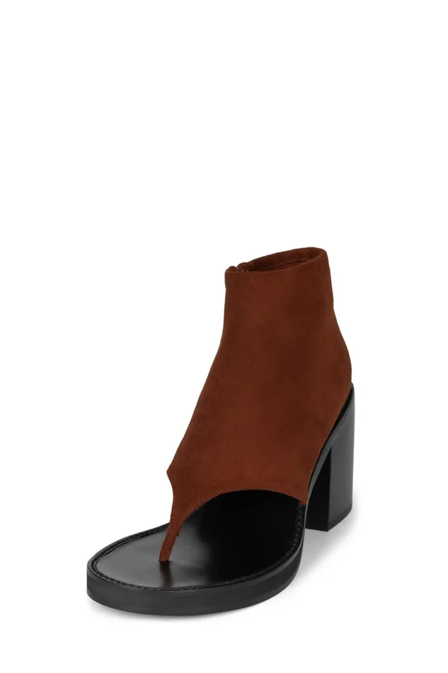 Women Ankle To Mid Jeffrey Campbell TRUST Rust Suede