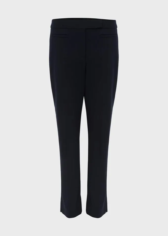 Women Annie Slim Trousers With Stretch Navy Hobbs Trousers