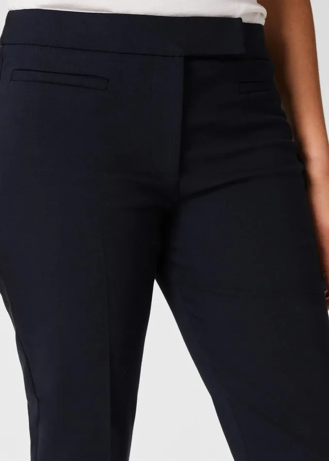 Women Annie Slim Trousers With Stretch Navy Hobbs Trousers