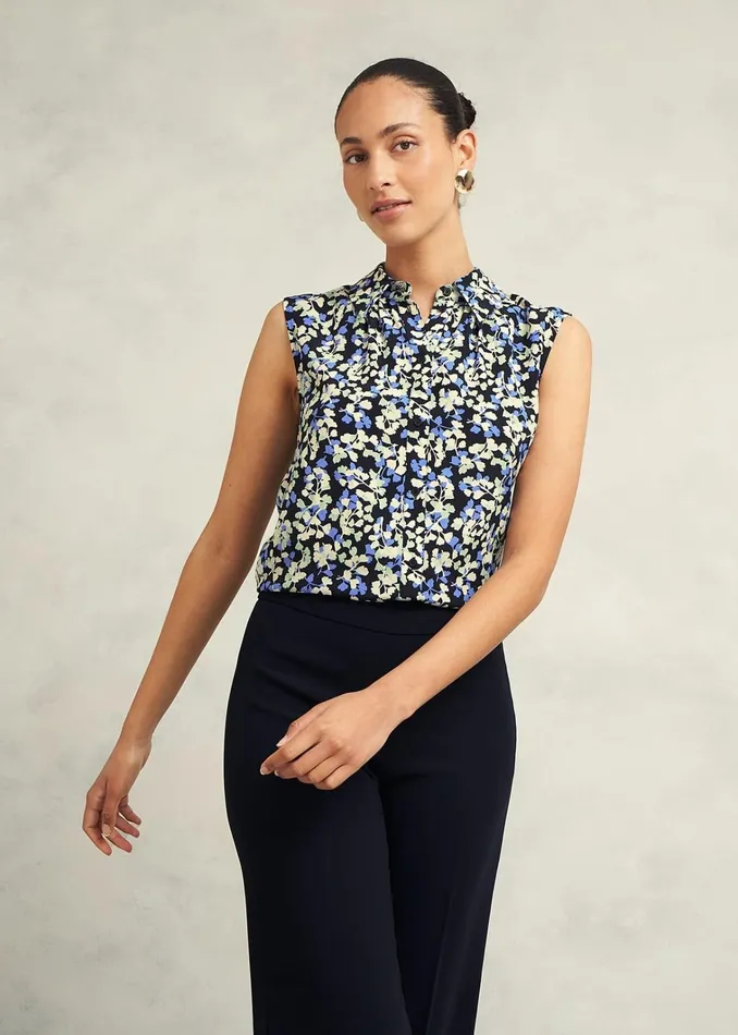 Women Ariela Top Navy Multi Hobbs Tops