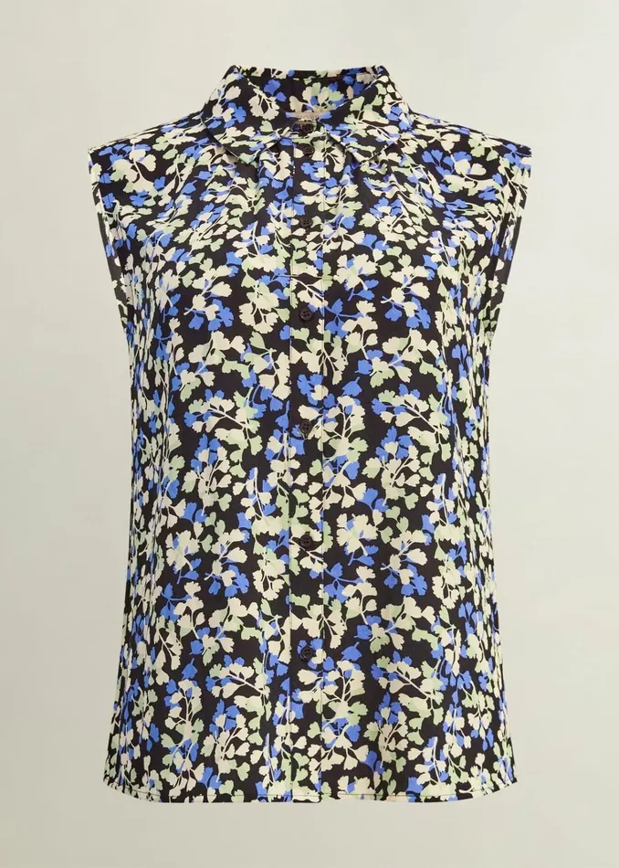 Women Ariela Top Navy Multi Hobbs Tops