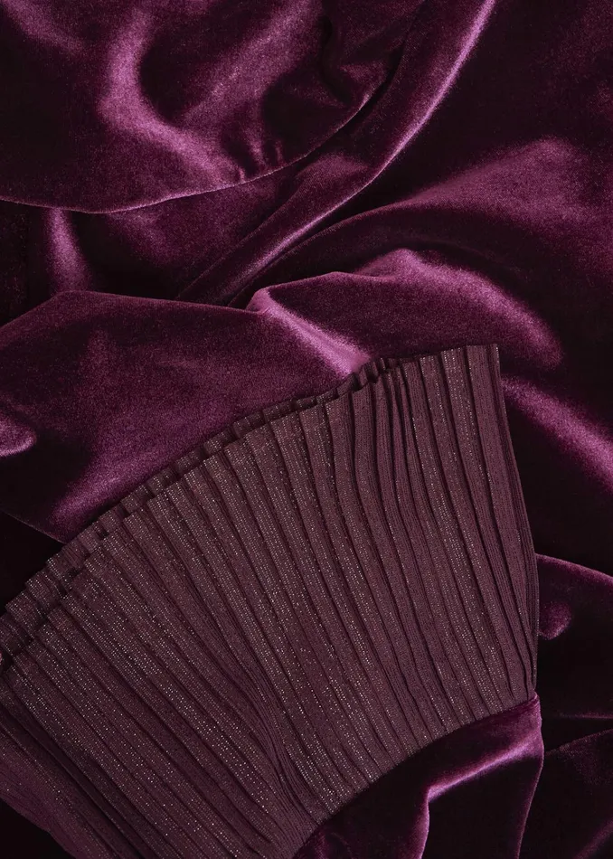 Women Ashley Velvet Dress Warm Plum Hobbs Dresses and Jumpsuits