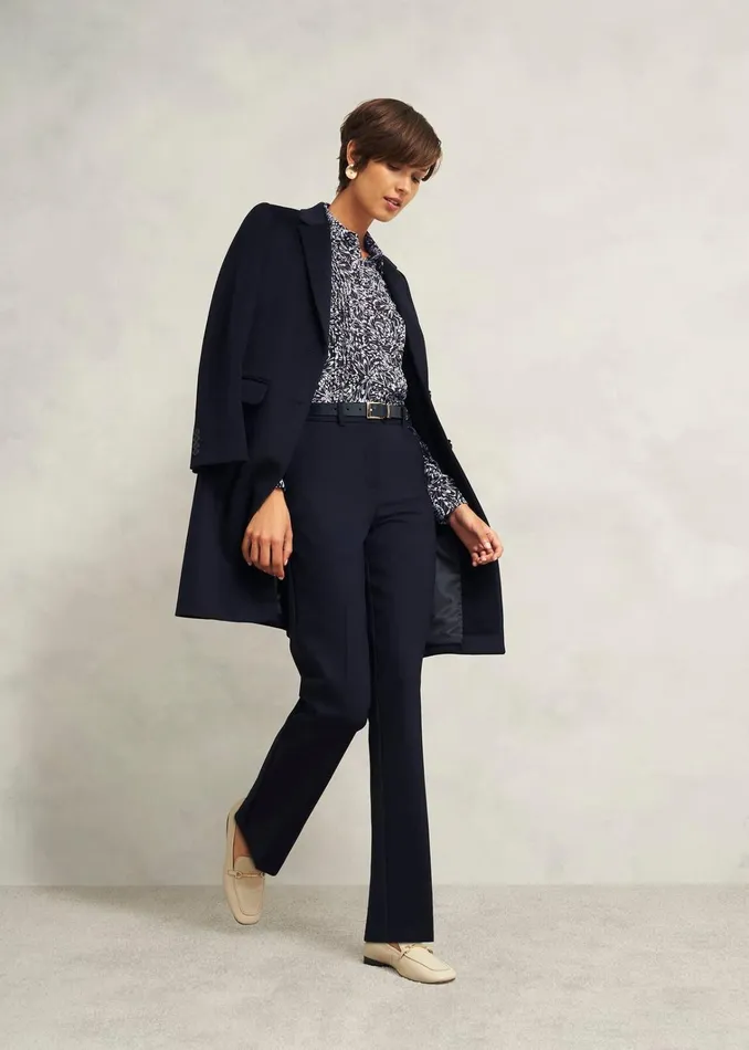 Women Astraea Shirt Navy Ivory Hobbs Tops