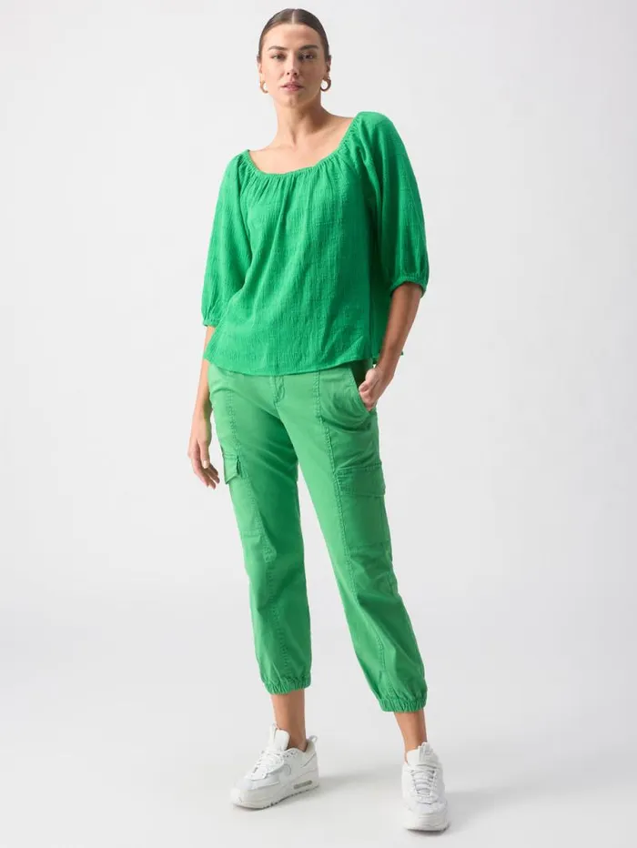 Women Beach To Bar Blouse Green Goddess Sanctuary Clothing Tees and Tops Women Beach To Bar Blouse Green Goddess Sanctuary Clothing Tees and Tops