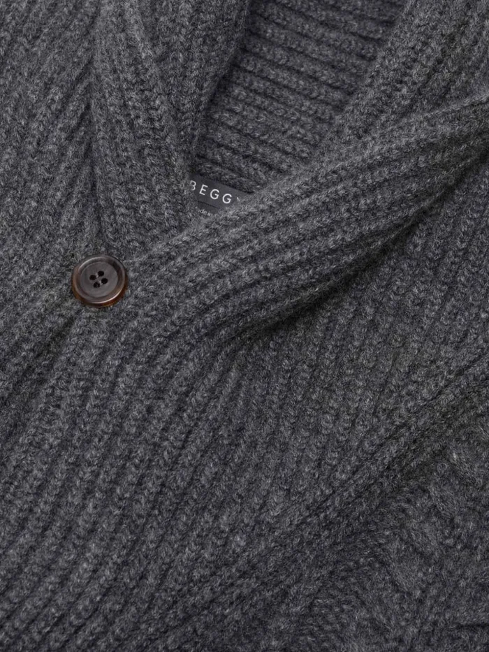 Women Begg X Co Cardigans Aspen Cashmere Cardigan Asphalt