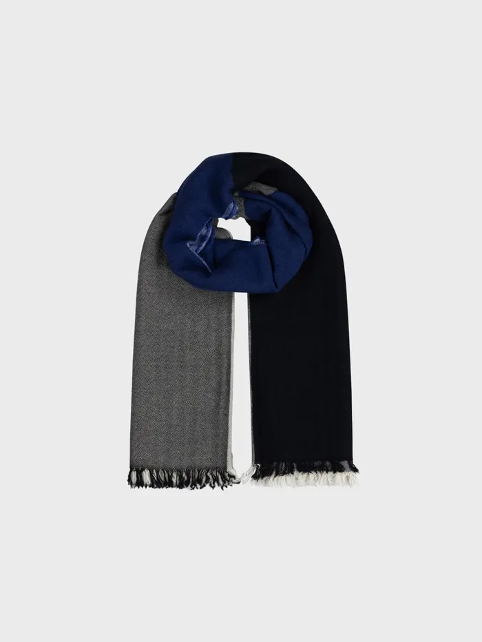 Women Begg X Co Scarves Islay Meribel Cashmere Stole Electric Blue