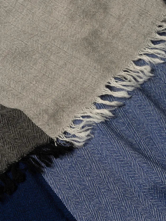 Women Begg X Co Scarves Islay Meribel Cashmere Stole Electric Blue