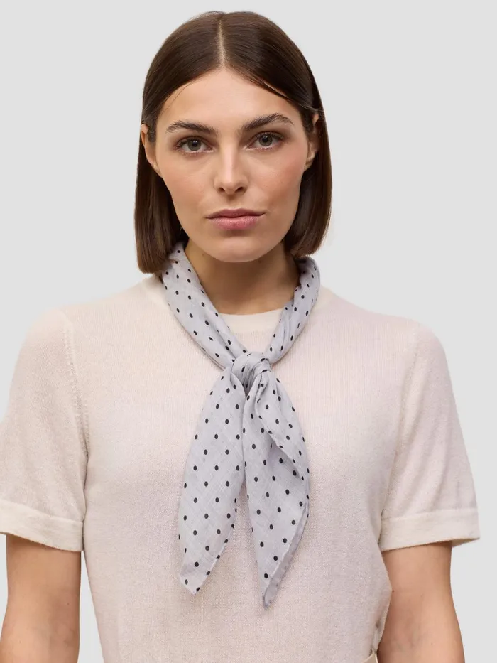 Women Begg X Co Scarves Wispy Hanover Square Cashmere Scarf Silver Black