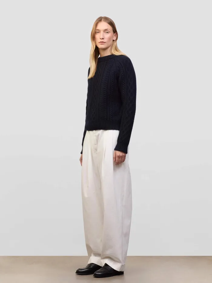 Women Begg X Co Sweaters Isla Cashmere Sweater Pacific