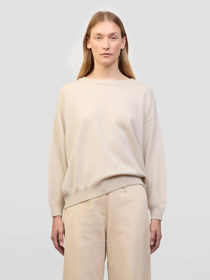 Women Begg X Co Sweaters Jade Cashmere Sweater Earl Grey