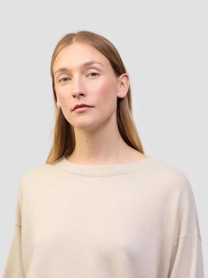 Women Begg X Co Sweaters Jade Cashmere Sweater Earl Grey