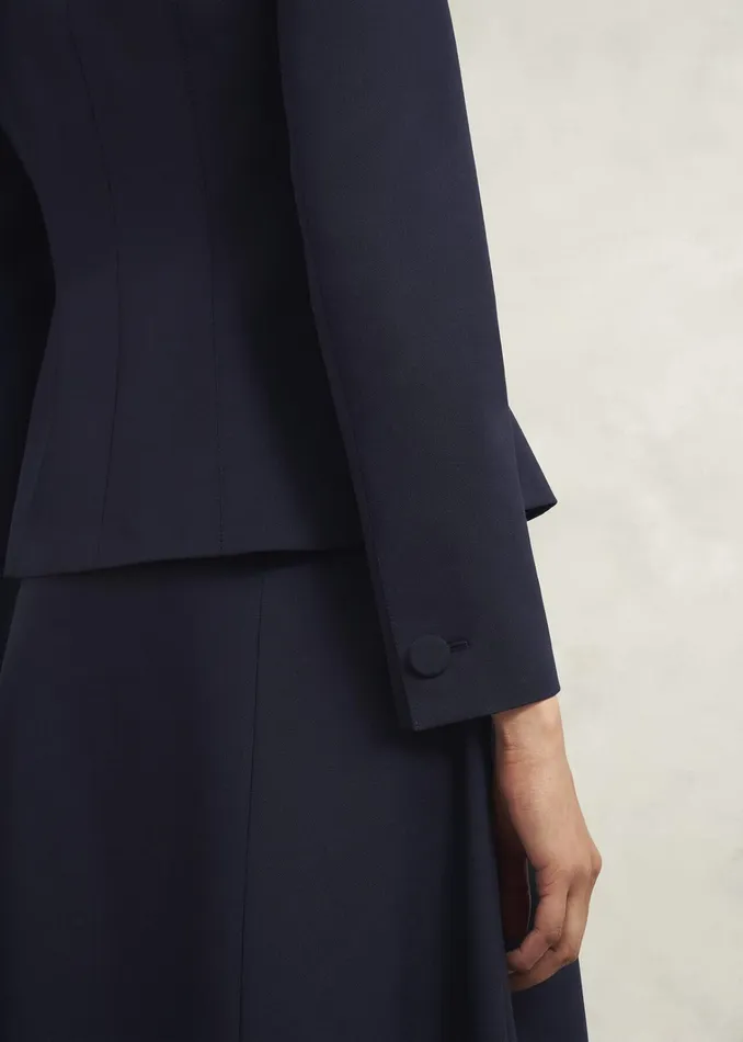 Women Berkeley Jacket With Wool Navy Hobbs Coats and Jackets