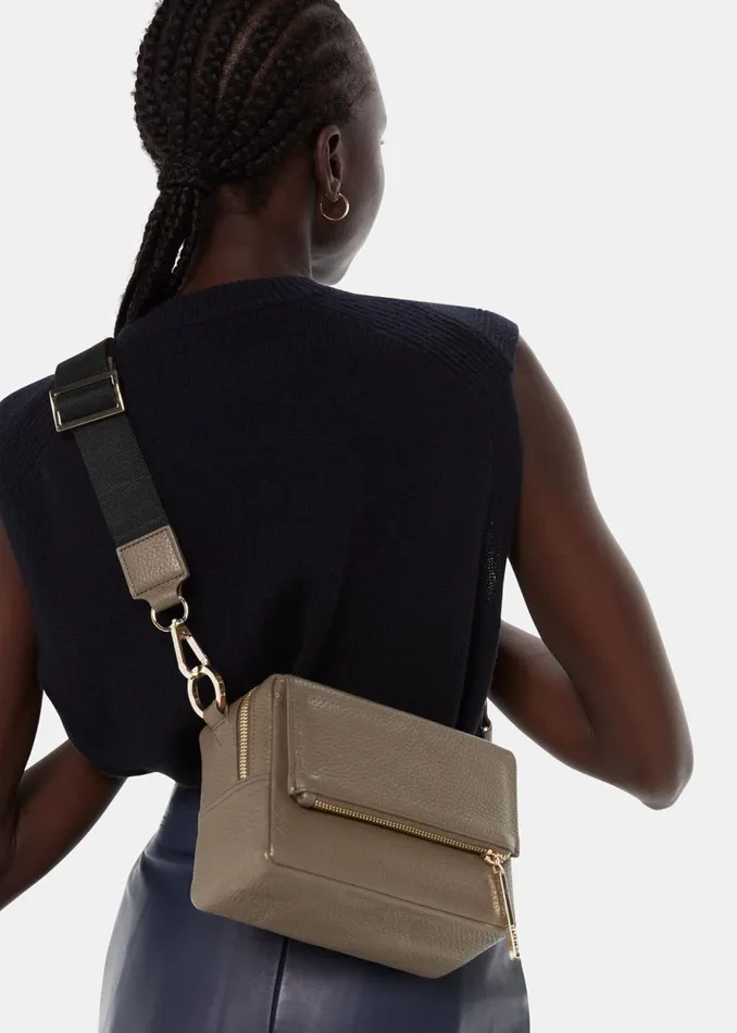 Women Bibi Bags Whistles Khaki Bibi Crossbody Bag