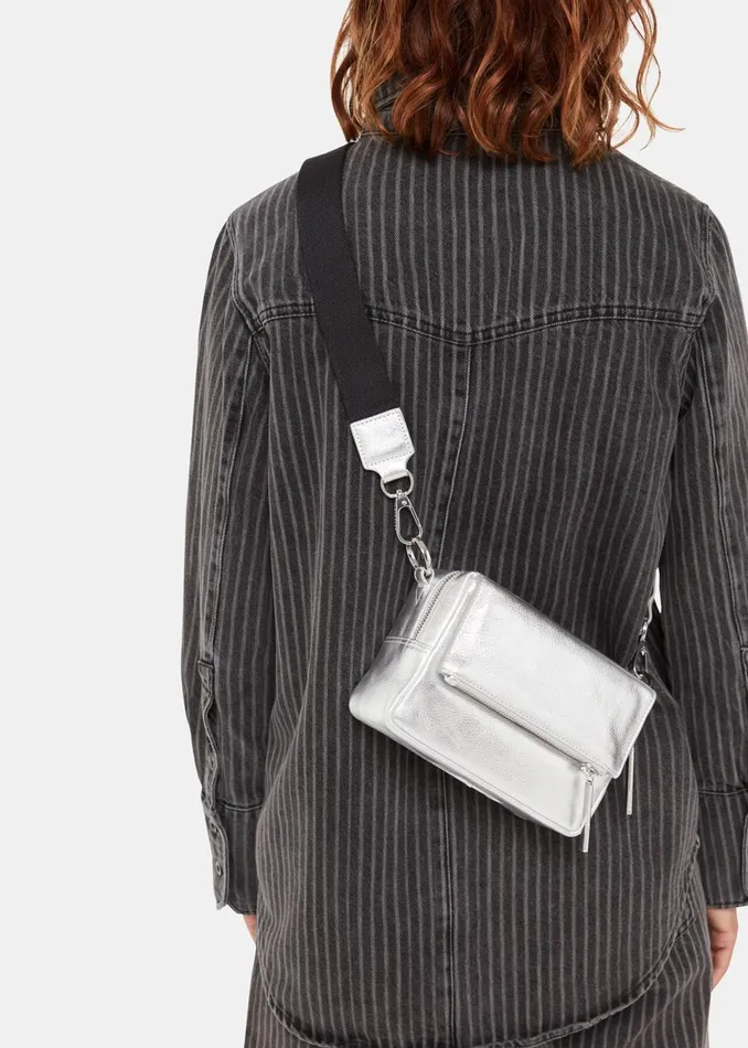 Women Bibi Bags Whistles Silver Bibi Crossbody Bag