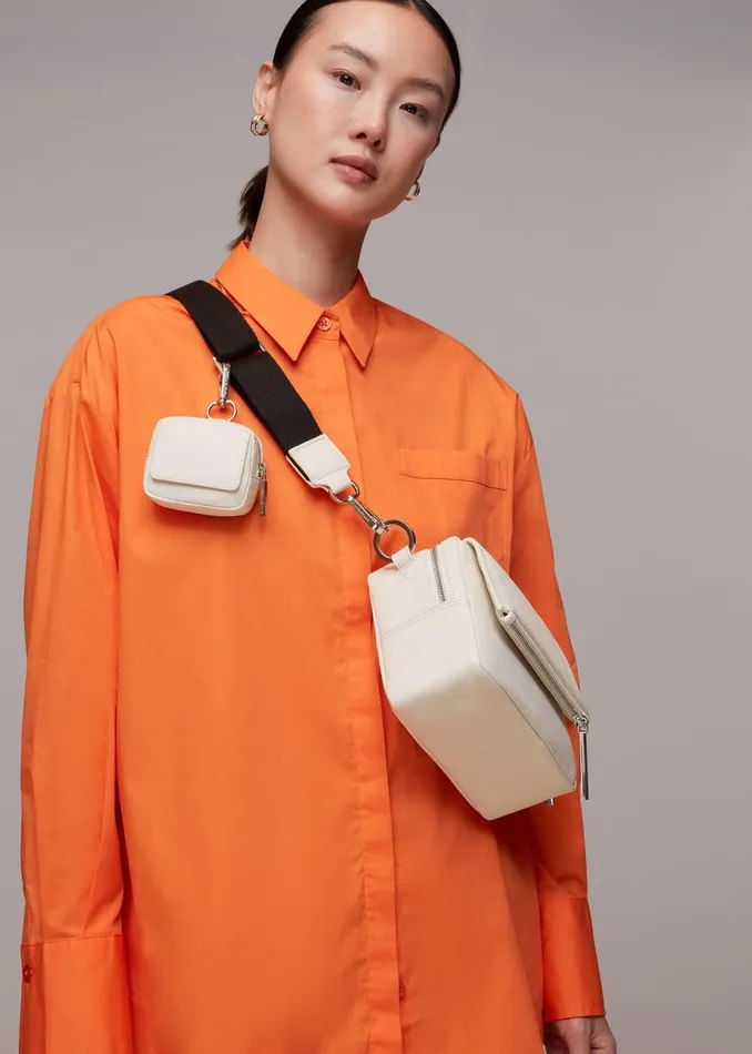 Women Bibi Bags Whistles White Bibi Keyring