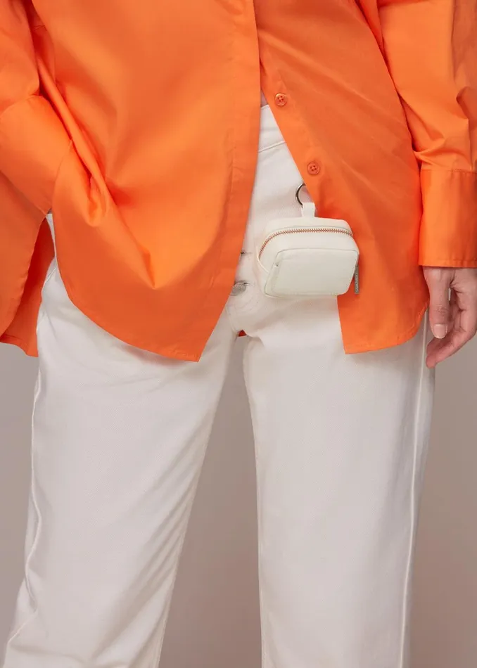 Women Bibi Bags Whistles White Bibi Keyring