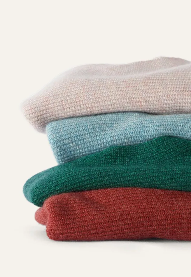 Women Boatneck Sweater Aqua Poetry Fashion Sweaters