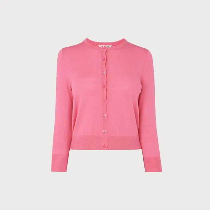 Women Bonnie Pink Merino Wool Cardigan Candy LKBennett Tops