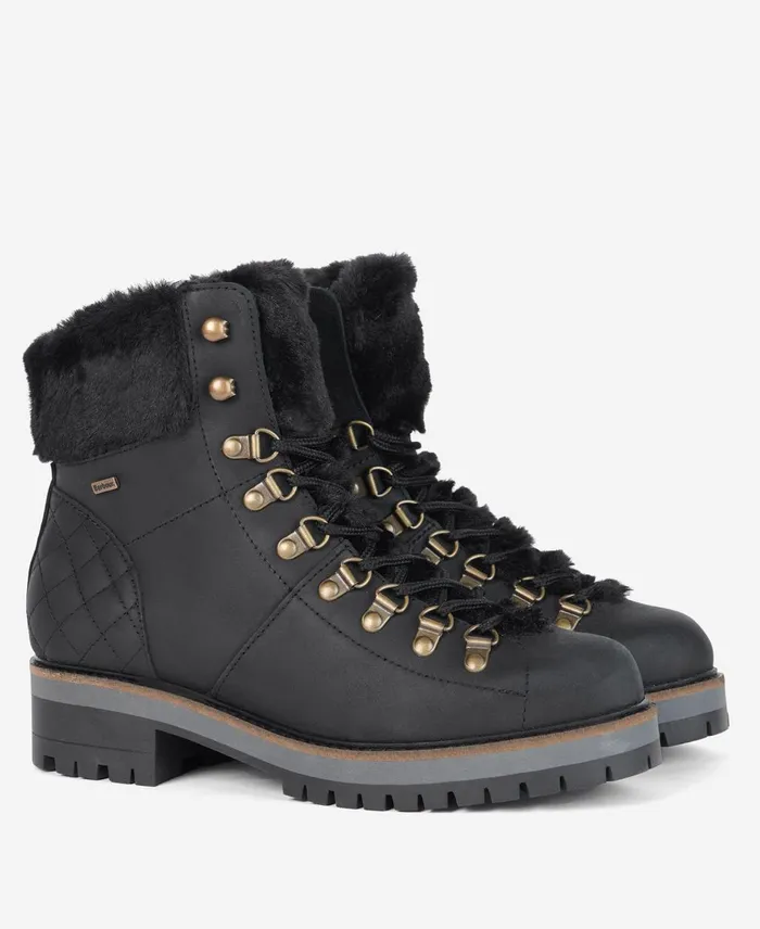 Women Boots Barbour Holly Hiking Boots Dark Brown Women Boots Barbour Holly Hiking Boots Dark Brown