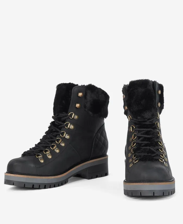 Women Boots Barbour Holly Hiking Boots Dark Brown Women Boots Barbour Holly Hiking Boots Dark Brown