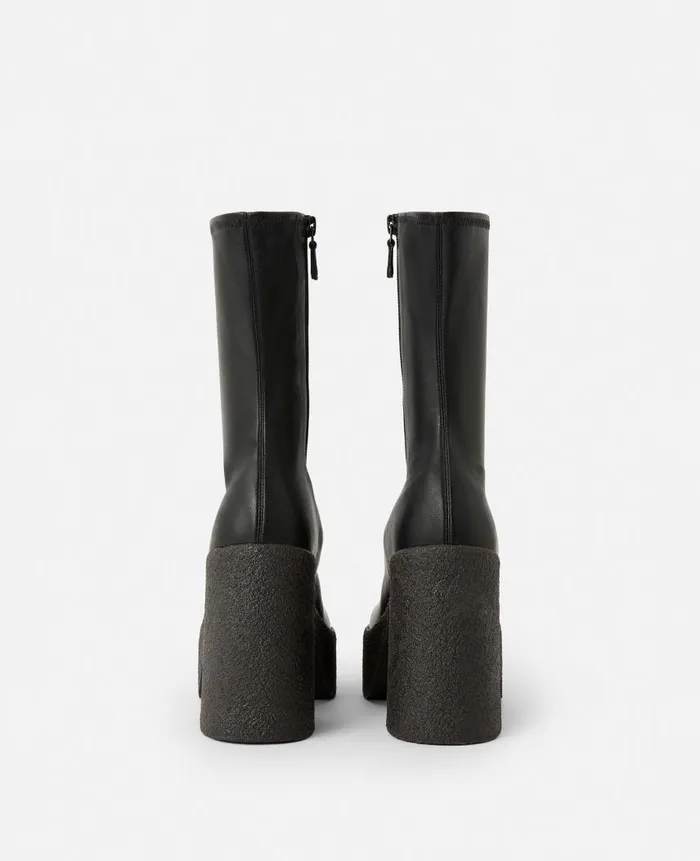 Women Boots Stella McCartney Chunky Ankle Boots Black