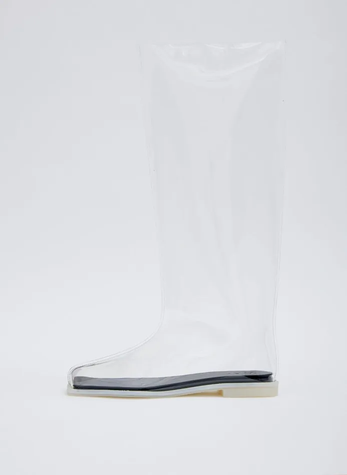Women Boots Tibi Mookie Rain Boot Clear